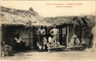 Cote dIvoire, Colonies Francaises. Joueurs de Balafon / African folklore, Balafon players, musicians