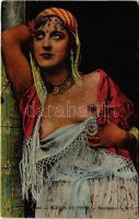 Scenes et Types. Mauresque / half-naked Moorish woman (EK)