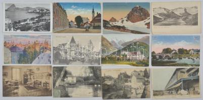 Több mint 1.000 db régi külföldi városképes lap nagyméretű cipős dobozban. Érdekes, változatos anyag...