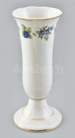 Hollóházi szedermintás váza, matricás porcelán hibátlan, jelzett, m: 22cm