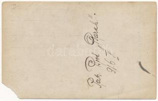 1916 Barsch őrnaszád, Dunaflottilla, matrózok szerelés közben a fedélzeten miután a románok belőtték...