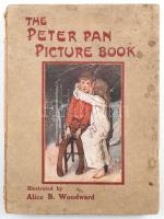 Alice B. Woodward - Daniel OConnor: The Peter Pan Picture Book by - - and - -. Illustrated by Alice B. Woodward. London, 1920. G. Belle & Sons. Angol nyelven. Gazdag színes képanyaggal. Kiadói kartonált papírkötésben, kopott, foltos borítóval, sérült, részben hiányos gerinccel, 3 kijáró lappal.