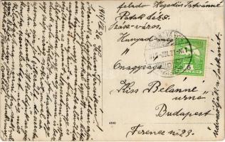 1915 Szászváros, Broos, Orastie; osztrák-magyar katonák ebéd készítése közben / WWI K.u.k. military ...