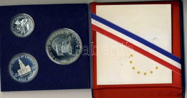USA 1976. 1/4$ "Washington", 1/2$ "Kennedy", 1$ "Roosevelt" szettben &...