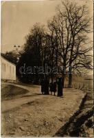 1956 Selmecbánya, Schemnitz, Banská Stiavnica; Kálvária / Calvary. photo (szakadás / tear)