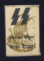 cca 1955 HIAG Waffen-SS veteránok szervezete: használatlan propaganda-gyufa / HIAG-Mutual Help Association of Former Waffen-SS Members propaganda matches orginal box