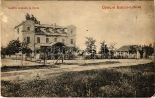 1906 Balatonlelle, Balaton szálloda és bazár. Wollák József kiadása (felületi sérülés / surface damage)