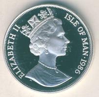 Man-sziget 1986. 1C "Mexikói Labdarúgó VB-két focista térkép előtt" ezüstözve T:PP Tanúsítvánnyal!