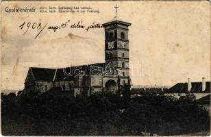 Gyulafehérvár, Alba Iulia, Karlsburg; Római katolikus székesegyház a várban / Roman Catholic church in the castle (EB)