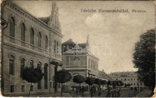 1914 Muraszombat, Murska Sobota; Fő utca. Balkányi Ernő kiadása / main street (EB)