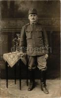 Osztrák-magyar katona / Austro-Hungarian K.u.K. military, soldier. photo (szakadás / tear)