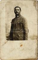 Osztrák-magyar katona / WWI Austro-Hungarian K.u.K. military, soldier. photo (EB)