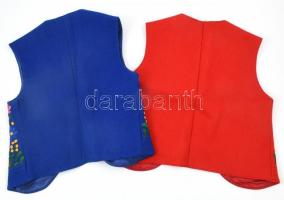 2 db matyó hímzéses mellény