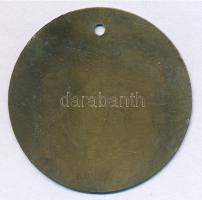 1948. "Emlék az Újkenyér Ünnepére - Alag 1948" sárgaréz emlékérem (40mm) T:2 hátlapon kis ...