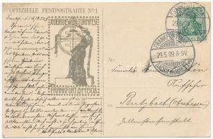 Gut Heil! Elftes deutsches Turnfest zu Frankfurt am Main 1908 / Frankfurt Sport Festival advertiseme...