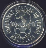 Andorra 1986. 10D Ag "Mexikói Labdarúgó VB" T:PP Csak 10.000db, tanúsítvánnyal!