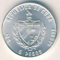 Kuba 1988. 5P Ag "Mexikói Labdarúgó VB" T:BU Tanúsítvánnyal!