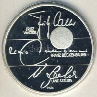 NSZK 1985. "Nemzeti válogatott játékosai-Fritz Walter, Franz Beckenbauer, Uwe Seeler" szín...