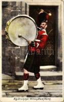 Big Drummer Wilson Black Watch, British military (kopott sarkak / worn corners)