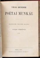 Virág Benedek: Magyar századai V. kötet. Hozzákötve: - - poétai munkái. Harmadik kiadás. A Magyar Ne...