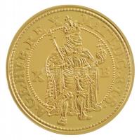 DN "Magyar aranypénzek utánveretben - II. Mátyás aranyforint, 1617" aranyozott Ag emlékére...