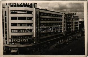 1941 Bucharest, Bukarest, Bucuresti, Bucuresci; utca, Székely és Réti üzlete, automobilok / street view, shops, automobiles. photo (EK)