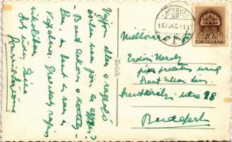 1940 Kaposvár (?), erdei sétány. photo (kis szakadás / small tear)