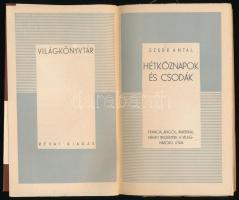 Szerb Antal: Hétköznapok és csodák. Francia, angol,
amerikai, német regények a világháború után. Vi...