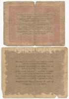 1848. 5Ft "Kossuth bankó" vörösesbarna + 1848. 10Ft "Kossuth Bankó" T:III-,IV
A...