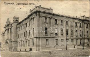 1915 Kaposvár, Igazságügyi palota. Fenyvesi Béla kiadása (EK)