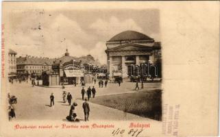 1899 (Vorläufer) Budapest V. Deák tér, Reinisch Testvérek Élővirág csarnoka, üzletek. Divald Károly 215.