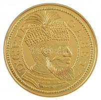 DN "Magyar aranypénzek utánveretben - Bethlen Gábor aranyforint" aranyozott Ag emlékérem k...