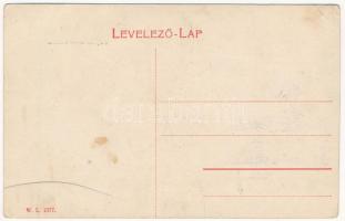 Szenthubert, St. Hubert (Bánátnagyfalu, Banatsko Veliko Selo); pályaudvar, vasútállomás. W.L. 1377. ...