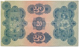 ~1900. 20K játékpénz? T:III kis beszakadás, kis anyaghiány