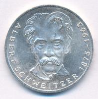 Német Szövetségi Köztársaság 1975G 5M Ag Albert Schweitzer T:1,1-  Federal Republic Germany 1975G 5 Mark Albert Schweitzer C:UNC,AU  Krause KM#143