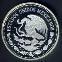 Mexikó 1985. 25P Ag "Mexikói Labdarúgó VB-embléma a labdában" T:PP Tanúsítvánnyal!