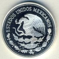 Mexikó 1985. 25P Ag "Mexikói Labdarúgó VB-embléma a labda alatt" T:PP Tanúsítvánnyal!