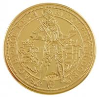 DN "Történelmi aranypénzek - Rudolf 10 dukát, 1603" aranyozott Cu-Ni utánveret "COPY&...