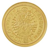 DN "Magyar aranypénzek utánveretben - III. Ferdinánd aranyforint" aranyozott Ag emlékérem ...