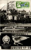 II. Motoros Műrepülő Világbajnokság Budapest 1962. július 17-29. Képzőművészeti Alap Kiadóvállalat + So. Stpl.