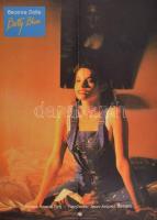 cca 1986 Beatrice Dalle - Betty Blue, filmplakát, hátoldalán Az én kis falum c. csehszlovák film (főszerepben: Bán János), hajtva, 81x56 cm