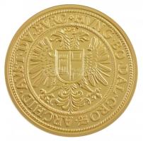 DN "Történelmi aranypénzek - II. Mátyás 10 Dukát 1608-1618" aranyozott Cu-Ni utánveret &qu...