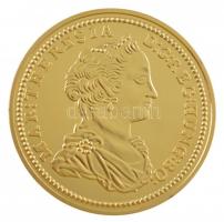 DN "Történelmi aranypénzek - Mária Terézia 1741. 1 Dukát" aranyozott rézötvözet utánveret ...
