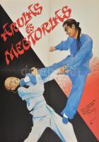 1987 Árulás és megtorlás, kínai kalandfilm plakát, grafikus: Molnár A. József, hajtva, 81x56,5 cm