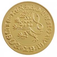 DN "Történelmi aranypénzek - IV. Károly dukát, 1346-1378" aranyozott Cu-Ni utánveret "...