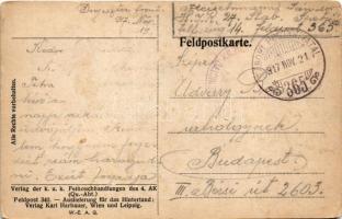 1917 Verlag der k.u.k. Feldbuchhandlungen des 4. A.-K. Qu.-Abt. Feldpost 340. / WWI Austro-Hungarian...