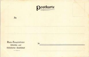 An Bord des Rheindampfers... Rhein-Dampfschiffahrt Kölnische und Düsseldorfer Gesellschaft / German ...