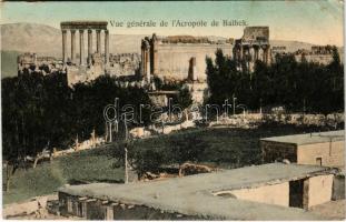 Baalbek, Vue générale de lAcropole de Balbek / acropolis (fl)