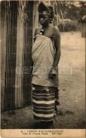 Type de Femme Foula. Jardin dAcclimatation. ND. Phot. / African folklore, Fula woman (fa)