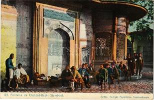 Constantinople, Istanbul; Fontaine de Chahzad-Bachi Stamboul / fountain, Turkish folklore